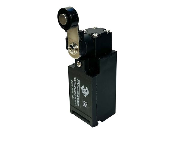 ВП-31М-21Б-252-66У2.12 двухполюсный, поворотный рычаг с пластиковым роликом, 2НЗ