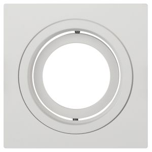 Встраиваемый светильник алюминиевый ЭРА KL85 WH MR16/GU5.3 белый