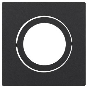 Встраиваемый светильник алюминиевый ЭРА KL87 BK MR16/GU5.3 черный