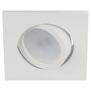 Встраиваемый светильник алюминиевый ЭРА KL87 WH MR16/GU5.3 белый