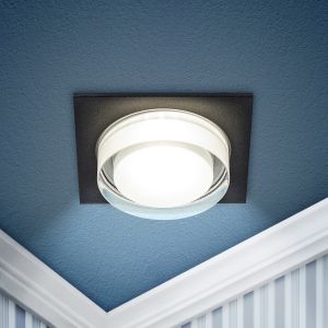 Встраиваемый светильник декоративный ЭРА DK108 BK MR16 GU5.3 черный
