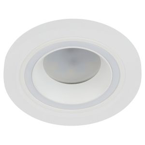 Встраиваемый светильник декоративный ЭРА DK90 WH MR16/GU5.3 белый