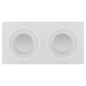 Встраиваемый светильник декоративный ЭРА DK92 WH MR16/GU5.3 белый