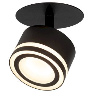 Встраиваемый светильник под лампу GX53 ЭРА DK114 BK черный