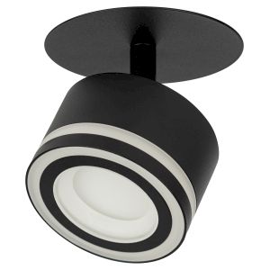 Встраиваемый светильник под лампу GX53 ЭРА DK114 BK черный