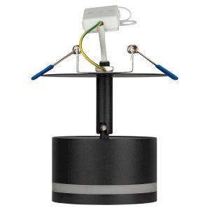 Встраиваемый светильник под лампу GX53 ЭРА DK114 BK черный