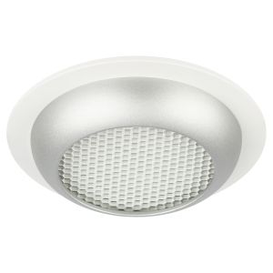 Встраиваемый светильник под лампу GX53 ЭРА KL111 WH/SL белый/серебро матовый