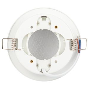 Встраиваемый светильник под лампу GX53 ЭРА KL111 WH/SL белый/серебро матовый