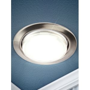 Встраиваемый светильник под лампу GX53 ЭРА  KL35 SN (б/к) 220V 15W сатин никель