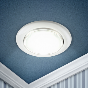 Встраиваемый светильник под лампу GX53 ЭРА  KL35 WH (б/к) 220V 15W белый