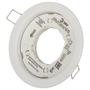 Встраиваемый светильник под лампу GX53 ЭРА KL70 SWH белый матовый