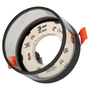 Встраиваемый светильник под лампу GX53 ЭРА KL82 BK черный Встраиваемый светильник под лампу GX53 ЭРА KL82 BK черный