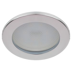 Встраиваемый светильник влагозащищенный ЭРА KL95 CH GX53 IP44 хром