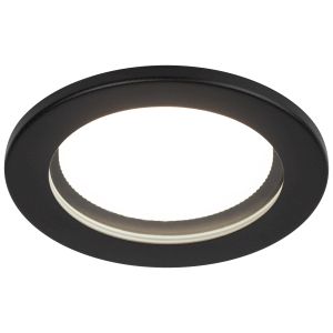 Встраиваемый светильник влагозащищенный ЭРА KL95 SBK GX53 IP44 черный