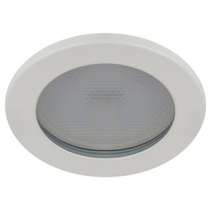 Встраиваемый светильник влагозащищенный ЭРА KL95 WH GX53 IP44 белый