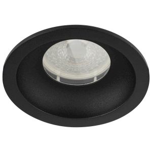 Встраиваемый светильник влагозащищенный ЭРА WR4 SBK MR16/GU5.3 IP44 черный матовый