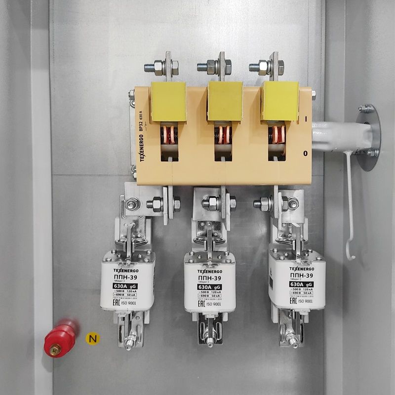 Я8601-48370-32   УХЛ3  (ЯРП    630А с ППН  IP32) с N   ТЕХЭНЕРГО