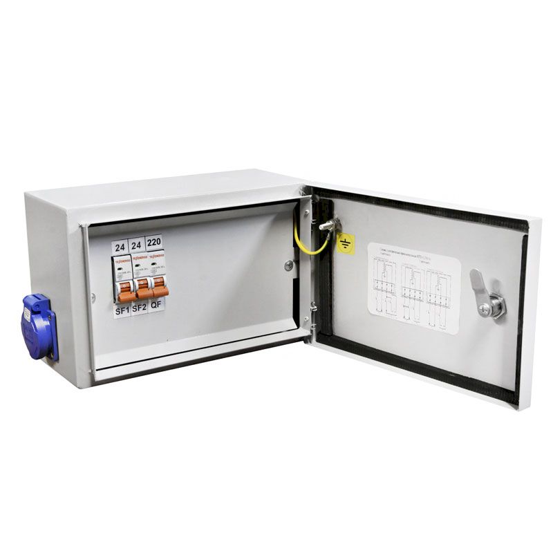 Ящик с понижающим трансформатором ЯТП-0,25 220/24-3АВ У3 IP54 Ящик с понижающим трансформатором ЯТП-0,25 220/24-3АВ У3 IP54