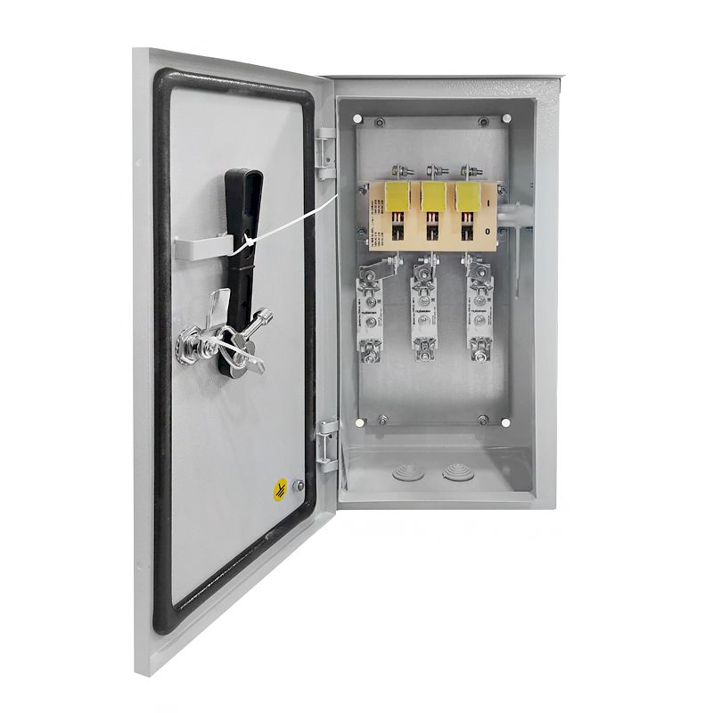 Ящик с рубильником ЯРВ-250-54 У2 IP54 без ППН-35 250А Ящик с рубильником ЯРВ-250-54 У2 IP54 без ППН-35 250А