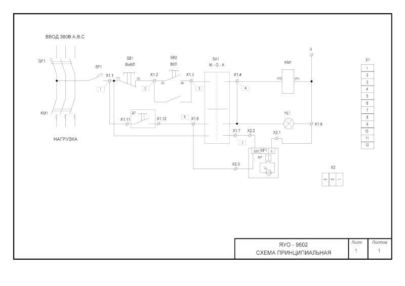 Ящик управления освещением ЯУО-9602-3374 IP54 (20А, ФР)  У2