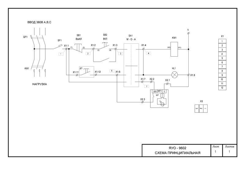 Ящик управления освещением ЯУО-9602-3474 IP54 (25А, ФР)