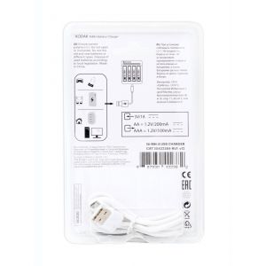 Зарядное устройство для аккумуляторов Kodak C8002B USB [K4AA/AAA] (6/24/1200)